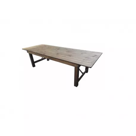 Location table bois Héritage pour mobilier de réception - Loca Réception