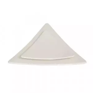Location assiette triangle Trio pour vaisselle de réception 