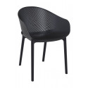 Chaise Fauteuil Sky Noir