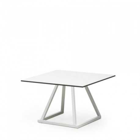 Table basse Lina Blanc plateau blanc