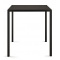 Table Lina H74 plateau noir