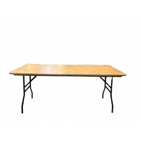 Table Rectangle 184 x 77 cm Bois