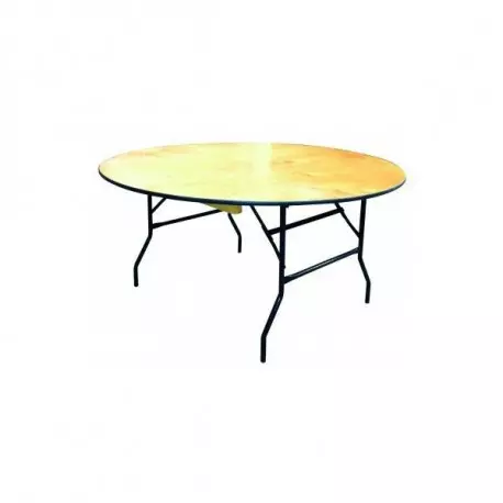 Table bois diamètre 120 cm - 2